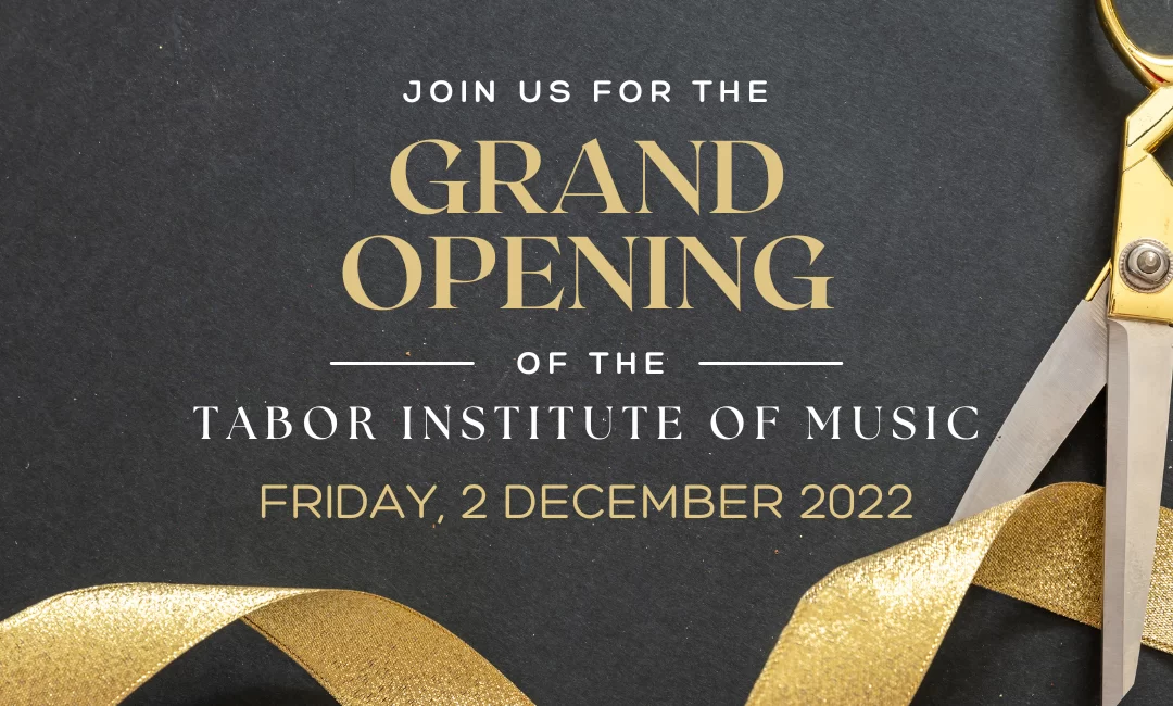 Tabor Institute Music Grand Opening
